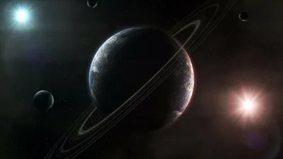 Юпитер и Сатурн. Обои 4К | Пикабу