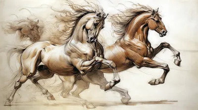 Морда лошади спереди рисунок - 66 фото