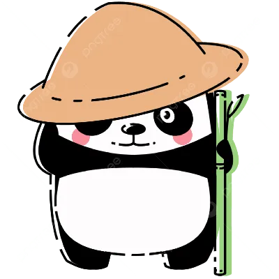 Angry, colorful, funny panda anime. illustration Stock Photo - Alamy
