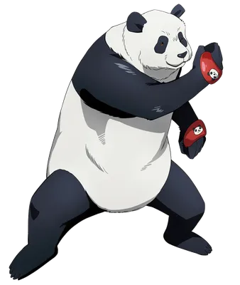 Cute anime panda with big eyes on Craiyon