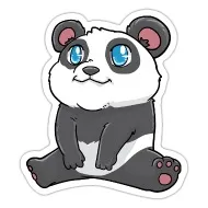 Anime Panda Clipart Transparent Background, Panda Mbe Style Animal Icon,  Mbe Style, Panda, Icon PNG Image For Free Download