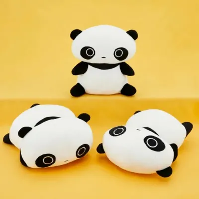 White, brown, and black panda, Giant panda Anime Chibi Cuteness, panda,  glass, animals png | PNGEgg