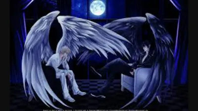 Черно-белый ангел | Пикабу