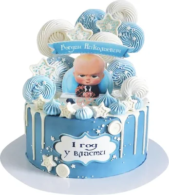 Торт Босс молокосос (11) - купить на заказ с фото в Москве | Торты для  детского дня рождения, Идеи торта для мальчиков, Тематические торты
