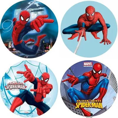 Фоны для вечеринки на заказ фон Marvel супергерой круглая форма Человек-Паук  День Рождения фотозона детские украшения | AliExpress