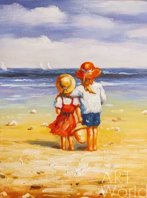 Children play on the beach. Дети играют на пляже. - YouTube