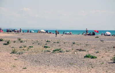 Дикий пляж на Песчаной балке в посёлке Приморский рядом с Феодосией |  Феодосия