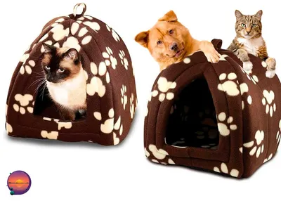 Домик для собак и кошки 50х35х30 см большой LOORI 34993856 купить за 2 225  ₽ в интернет-магазине Wildberries