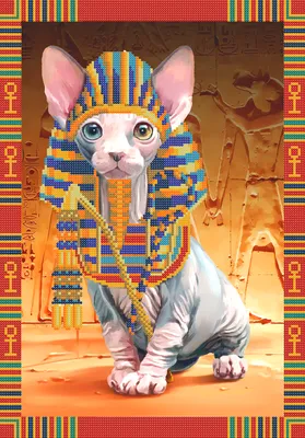 Схема для вышивки бисером Египетская кошка (ID#662906335), цена: 135 ₴,  купить на Prom.ua