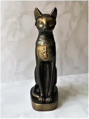 Статуэтка Кошка египетская, 20см. Мраморная крошка. — купить в  интернет-магазине по низкой цене на Яндекс Маркете