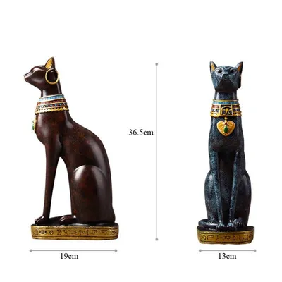 Фортуна, Древняя египетская кошка, богиня, бастетт, украшения для офиса,  украшение для дома, Египетская кошка, Бог, фигурки, подарок | AliExpress