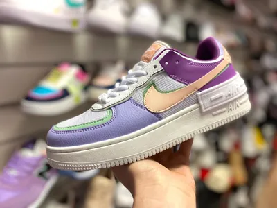 Кроссовки Nike Dunk Low бело-фиолетовые в интернет-магазине 4:20 SHOP