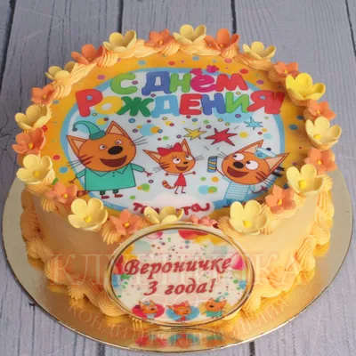 Торт с фотопечатью на день рождения на заказ в СПб | Шоколадная крошка