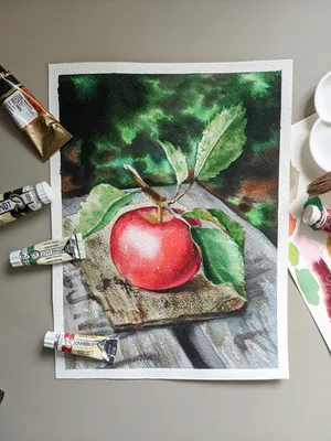 Рисунки фруктов акварелью - 78 фото