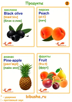 РАЗВИТИЕ РЕБЕНКА: Карточки Овощи на английском языке