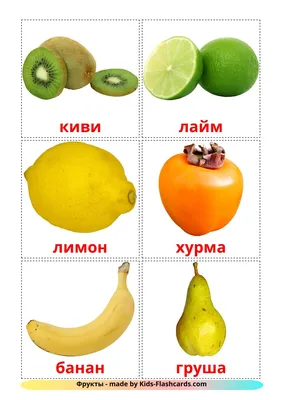 Тема фрукты на английском с транскрипцией, переводом, произношением и  списком слов с таблицей названий