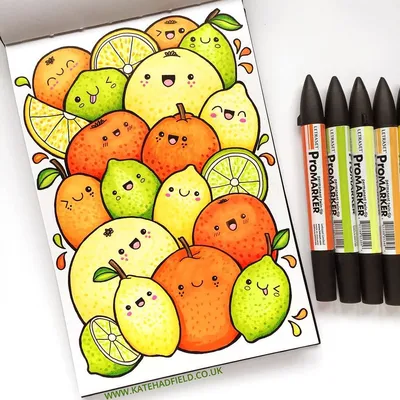 Детские рисунки фрукты (30 фото) » Рисунки для срисовки и не только