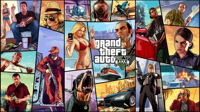 Picture GTA GTA 5 vdeo game Vector Graphics 1920x1080