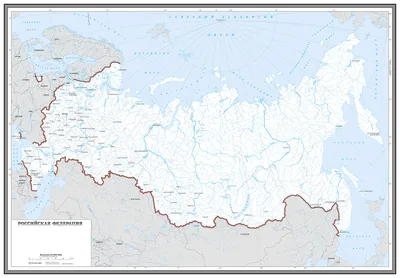 РФ, подробная карта | Карта, География мира, История