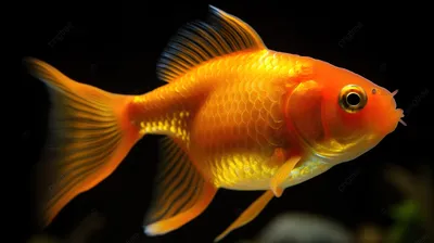 Золотая рыбка в аквариуме рисунок - 60 фото