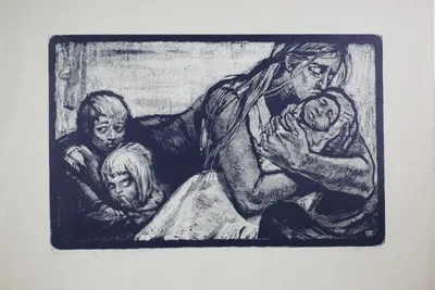 Эдвард Мунк - Больной ребенок II, 1896, 58×43 см: Описание произведения |  Артхив