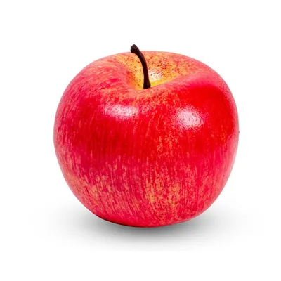 Красное яблоко, изолированное от белого Стоковое Фото - изображение  насчитывающей сок, бело: 158236922