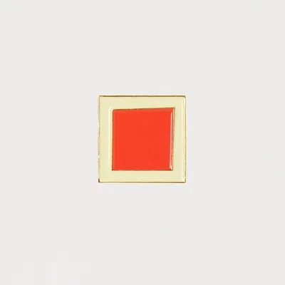 Картина абстракция \"Красный квадрат\"