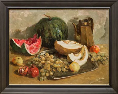 Натюрморт с фруктами» картина Храпковой Светланы маслом на холсте — купить  на ArtNow.ru