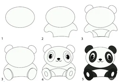 Красивая панда в кубке. Книжка-раскраска для детей дошкольного возраста  Иллюстрация вектора - иллюстрации насчитывающей посмотрите, предохранение:  208191191