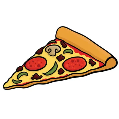 Пицца — раскраски для детей скачать онлайн бесплатно