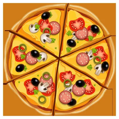 Картинки Пицца для детей (34 шт.) - #2231
