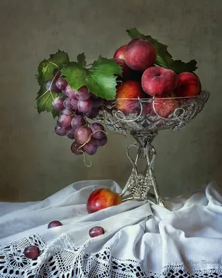 История вазы с фруктами | Fruit painting, Fruit, Decorative bowls