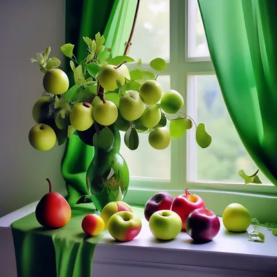 Ваза с фруктами» картина Фоминой Людмилы маслом на холсте — купить на  ArtNow.ru