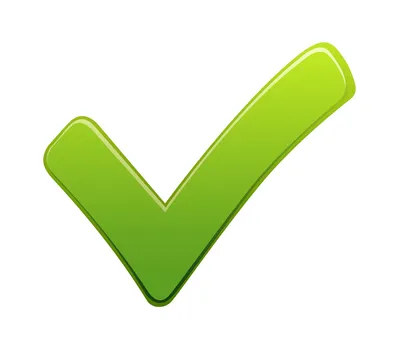 Зеленый значок галочки. Символ галочки векторная иллюстрация. Stock Vector  | Adobe Stock