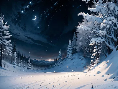 Картинка зима снег фотографии