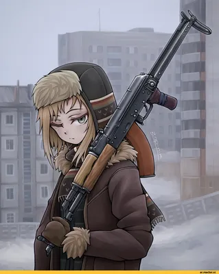 Anime (RDR, Reshotka Democratic Republic) :: ZAP-NIK :: девушка с оружием  :: artist :: фэндомы / картинки, гифки, прикольные комиксы, интересные  статьи по теме.