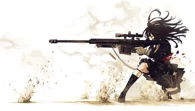 Скачать обои девушка, оружие, девушки, война, аниме, арт, обстрел, Girls  Frontline, раздел сёнэн в разрешении 1080x960