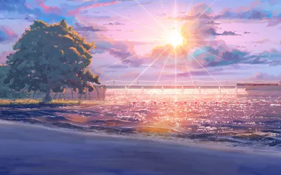 одиночество на закате : привлекательная женщина-аниме на пляже Иллюстрация  штока - иллюстрации насчитывающей океан, уединение: 272710199