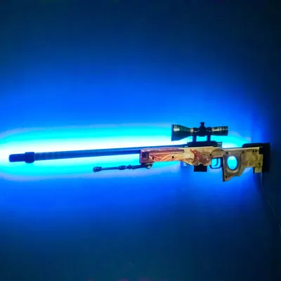 Снайперская винтовка VozWooden AWP Нео-Нуар CS GO деревянный резинкострел  купить по цене 7490 ₽ в интернет-магазине Детский мир