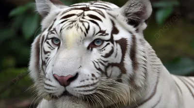 Белый тигр в природе - 62 фото