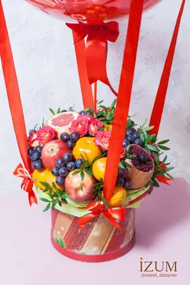 Большой букет из фруктов и ягод \"Райское наслаждение\". Купить с доставкой в  Москве | СпецБукет
