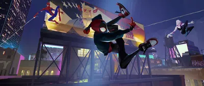 Sony показала свежий постер мультфильма «Человек-паук: Через вселенные 2»