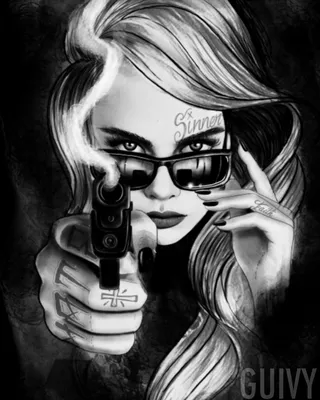 🫵❤ девушка crossout с оружием» — создано в Шедевруме