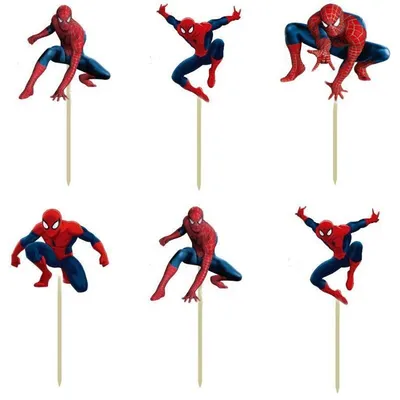 Вафельная картинка съедобная Спайдермен (spider man) Человек паук для  мальчика для торта, капкейков и пряников - купить с доставкой по выгодным  ценам в интернет-магазине OZON (1290630136)