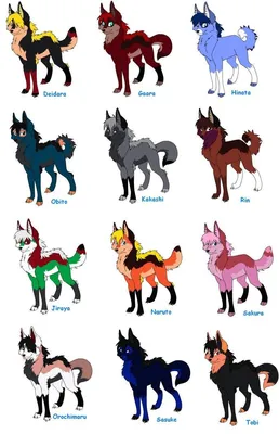 Картинки волков из аниме для срисовки (18 фото) | Милые рисунки, Аниме,  Кошачьи картины
