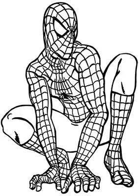 Рисунки Человека-паука для срисовки (100 фото) • Прикольные картинки и  позитив