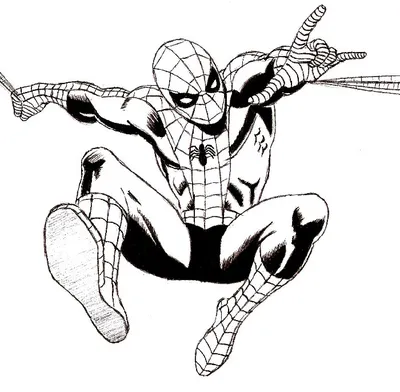 Художественный набор для рисования Человек паук