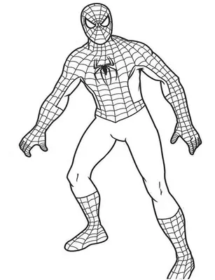 Рисунки человека-паука для срисовки (33 лучших фото)