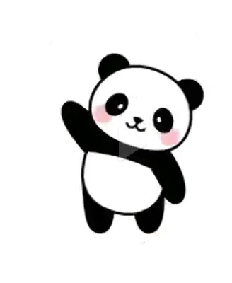 Создать мем \"милая панда, панда рисунок, панда рисунок для срисовки\" -  Картинки - Meme-arsenal.com