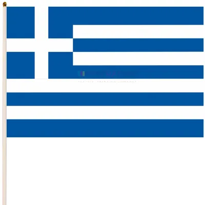 Флаг Греции купить по лучшей цене в интернет-магазине в Москве